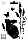 Schablone-Stencil A6 247-1772-4 - Sitzender Hase